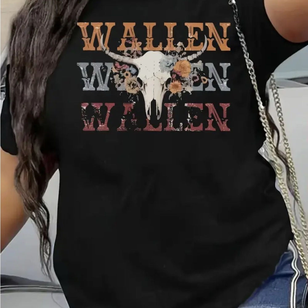 Morgan Wallen Women's Black Country T-Shirt
